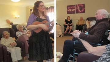 Roundhay care home is alive with the sound of music
